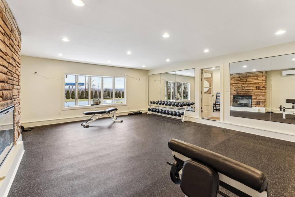 Luxury-Cabin Mount View *Gym*Game Room *Fire Place Lehighton Luaran gambar